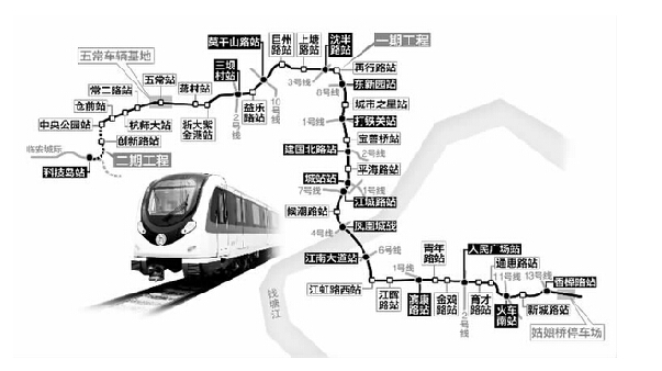 杭州地铁1号线，2号线，3号线，4号线，5号线，6号线站点路线图整理-杭州商铺网